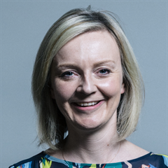 Portrait of Liz Truss